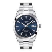 Tissot Gentleman Powermatic 80 Silicium T127.407.11.041.00 - bracciale e cassa acciaio - quadrante blu con datario